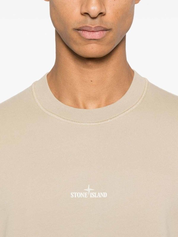Sweatshirt - Hellbeige shop online: STONE ISLAND