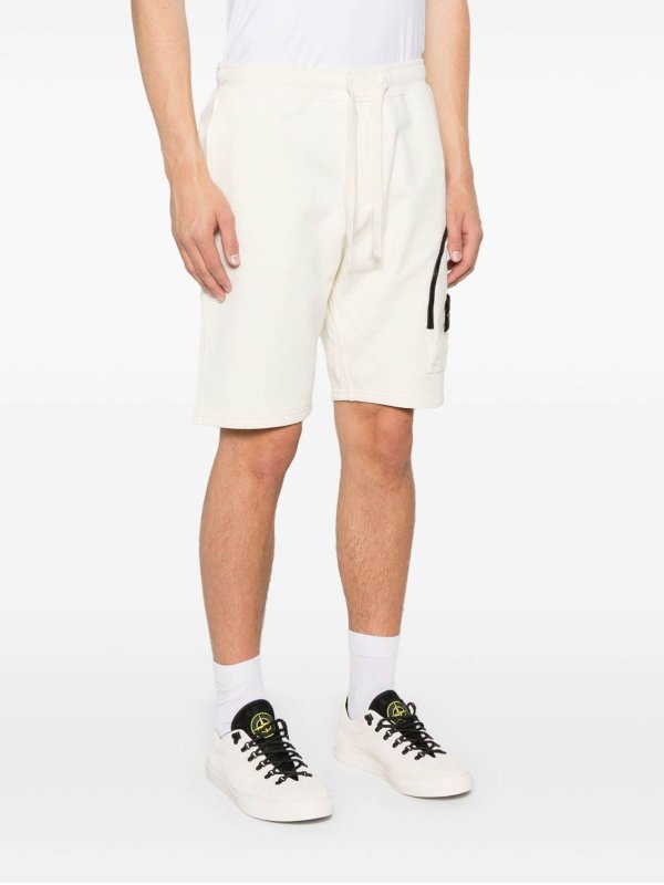 STONE ISLAND: トラウザーショーツ online - ショートパンツ - クリーム