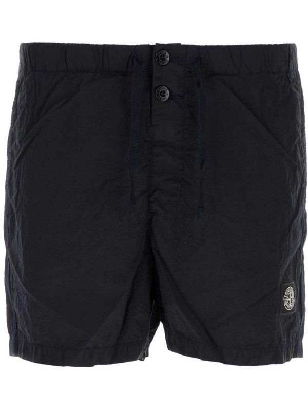 STONE ISLAND: Shorts online - Shorts - Azul