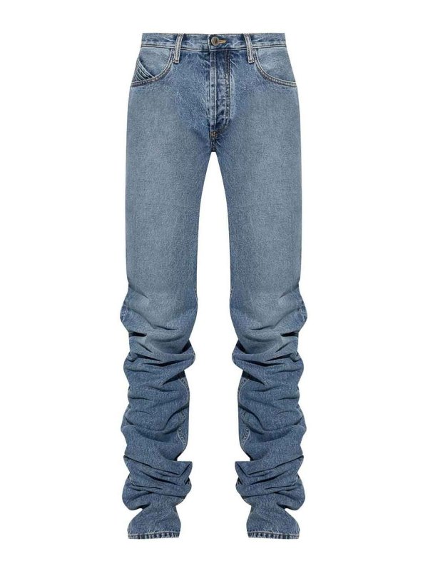The Attico: straight leg jeans - Denim jeans