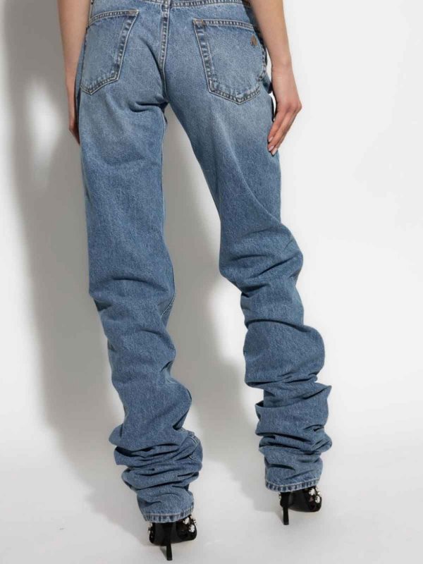 The Best Shops The Attico: straight leg jeans - Denim jeans