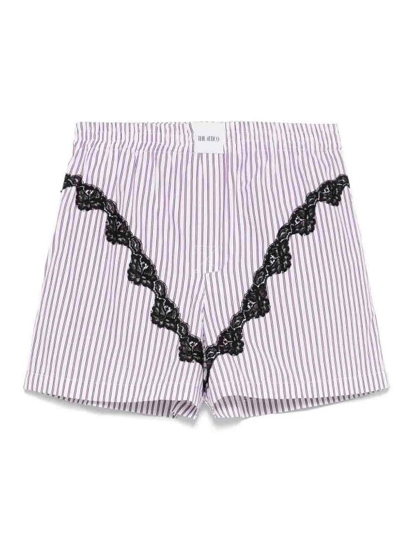 The Attico: Shorts - Shorts - Blanco