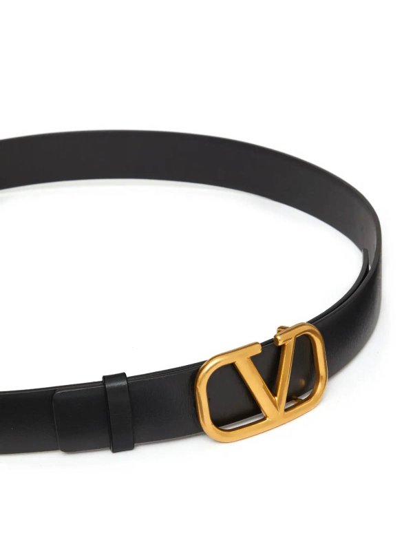 VALENTINO GARAVANI: belts online - Buckle Belt H 30 Nero