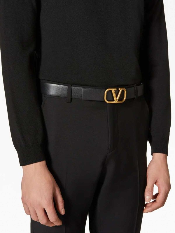 The Best Shops VALENTINO GARAVANI: belts - Buckle Belt H 30 Nero