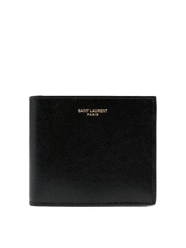 SAINT LAURENT: wallets & purses - Black wallet