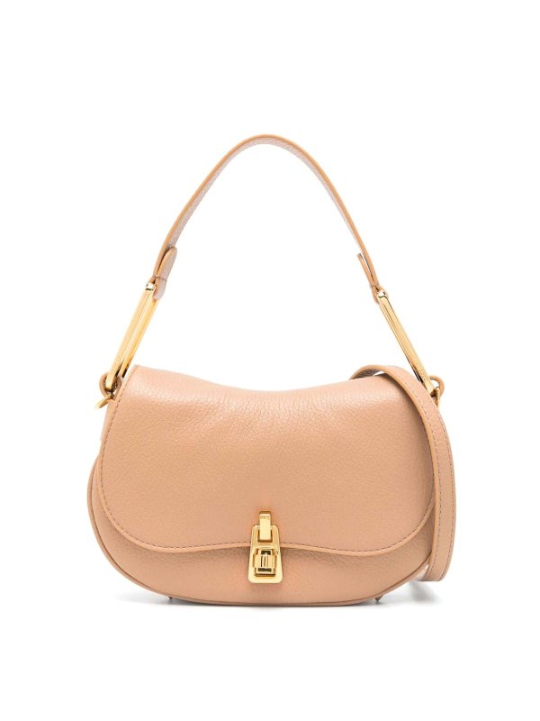 COCCINELLE: shopper - Pelle a grana per borse