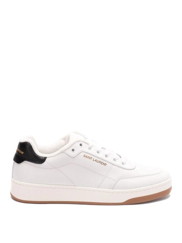 SAINT LAURENT: trainers - Sneaker Blanc Optique/Nero