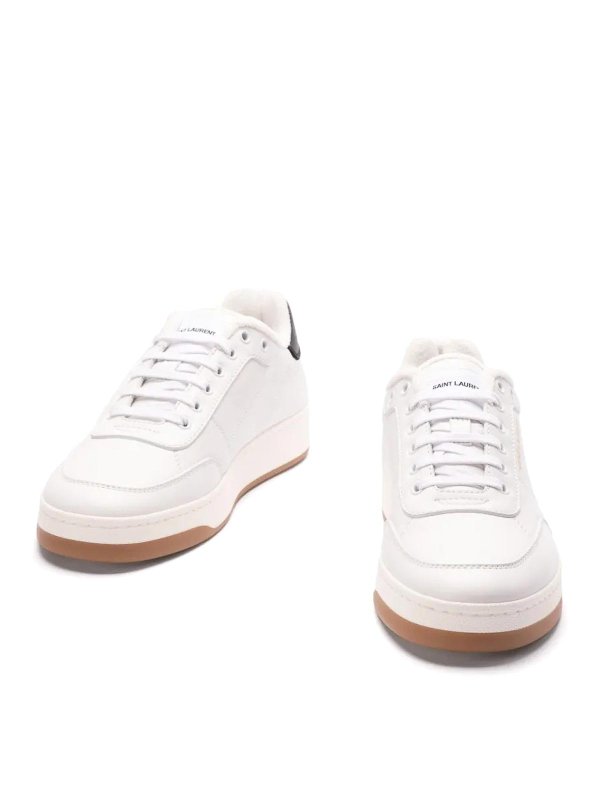 SAINT LAURENT: trainers online - Sneaker Blanc Optique/Nero