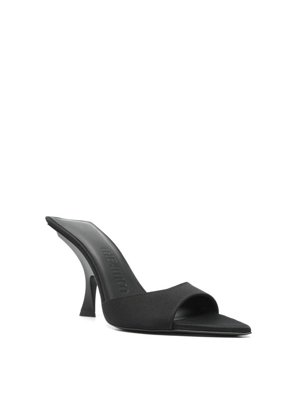 The Attico: mules shoes online - Satin Ester Mules 95Mm Ra