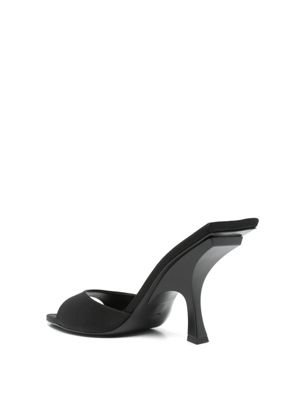 The Best Shops The Attico: mules shoes - Satin Ester Mules 95Mm Ra