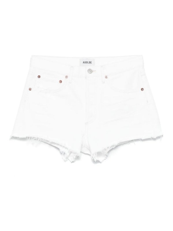 AGOLDE: Trousers Shorts - Parker Denim Shorts
