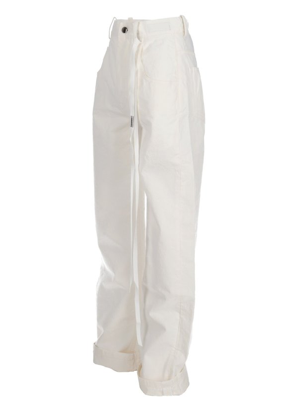 ANN DEMEULEMEESTER: Pantalones casual online - Pantalón Casual - Beis