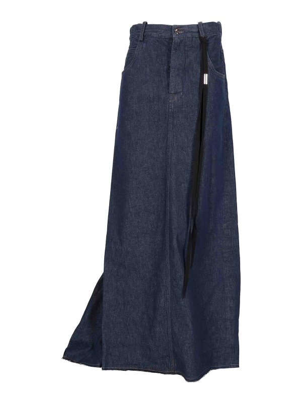 ANN DEMEULEMEESTER: Knee length skirts & Midi - Goele 5 Pockets Comfort Skirt