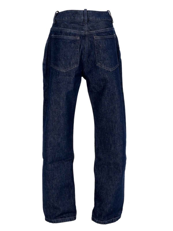 ANN DEMEULEMEESTER: Trousers Shorts online - Slim Fit Cropped Trousers Selvedge