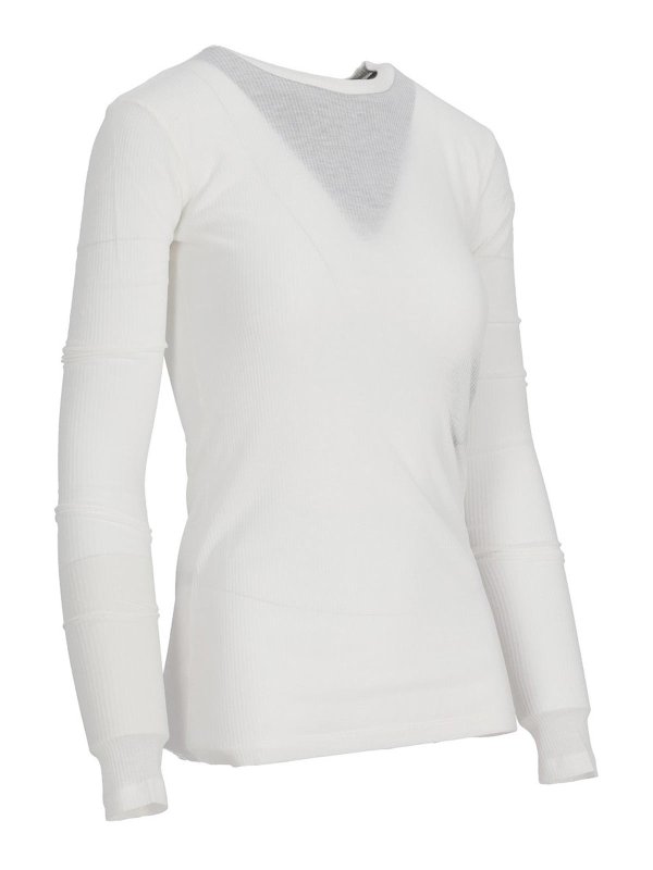 The Best Shops ANN DEMEULEMEESTER: T-shirts - T-Shirt - Beige