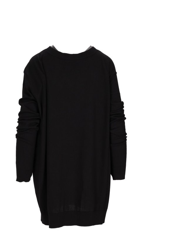 Pull Col Rond - Noir shop online: ANN DEMEULEMEESTER