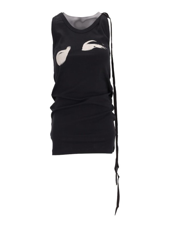 ANN DEMEULEMEESTER: Tops & Tank tops - Seva Standard Tank Top  Milner