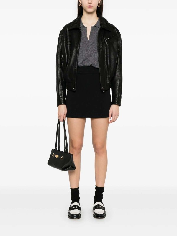 AUTRY: mini skirts online - Knitted Tennis Mini Skirt