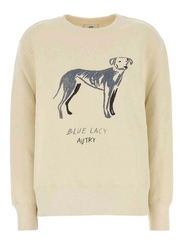 AUTRY: Sweatshirts und Pullover - Sweatshirt - Creme