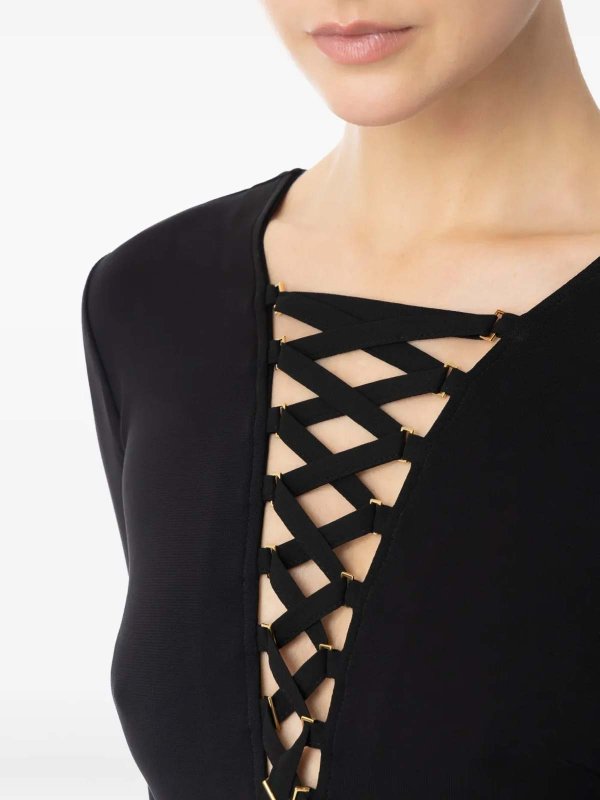 Laced-Up Bodysuit shop online: ELISABETTA FRANCHI