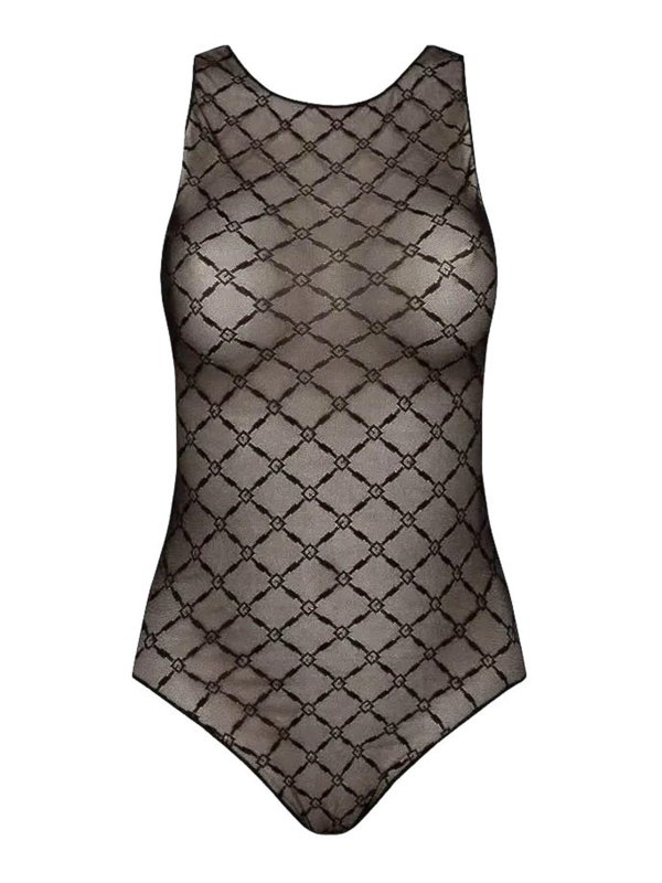 ELISABETTA FRANCHI: トップス＆タンクトップ - トップ/タンクトップ - 黒