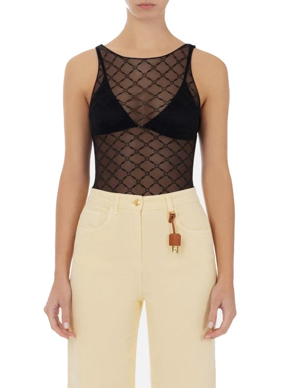 ELISABETTA FRANCHI: トップス＆タンクトップ online - トップ/タンクトップ - 黒