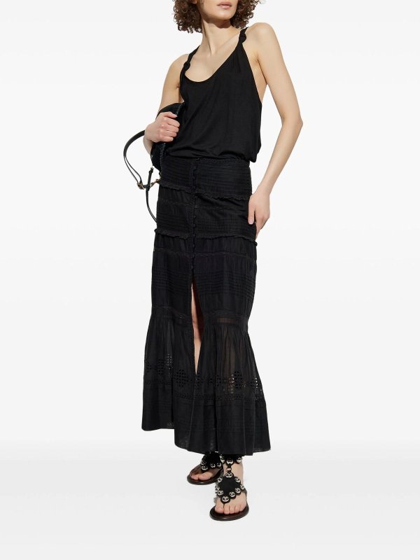 ISABEL MARANT: Tops y camisetas sin mangas online - Top - Negro