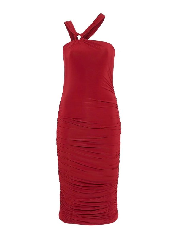 ISABEL MARANT: ニーレングスドレス - 膝丈ドレス - ブラウン