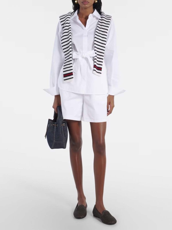 Max Mara: Shorts online - Shorts - Blanco