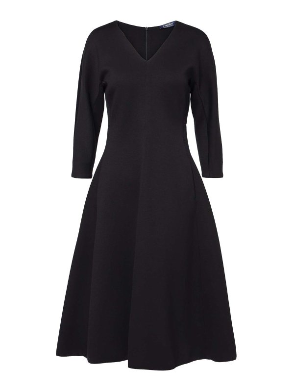 Max Mara: knee length dresses - Midas Jersey Midi Dress