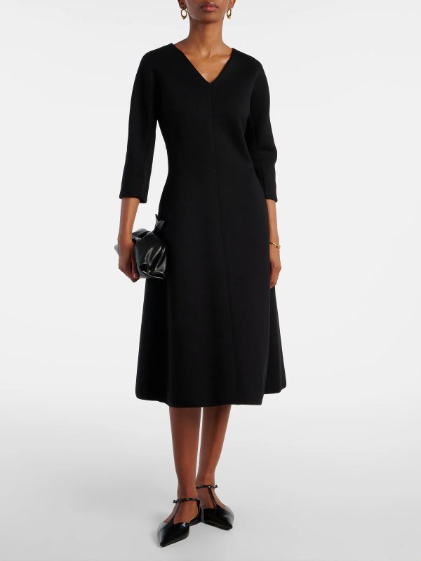 Max Mara: knee length dresses online - Midas Jersey Midi Dress