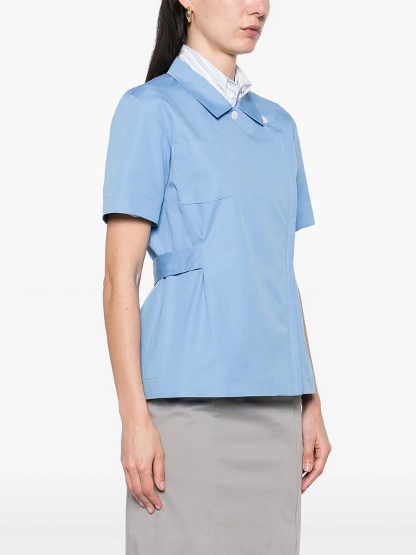 The Best Shops MIU MIU: shirts - Canvas Shirt