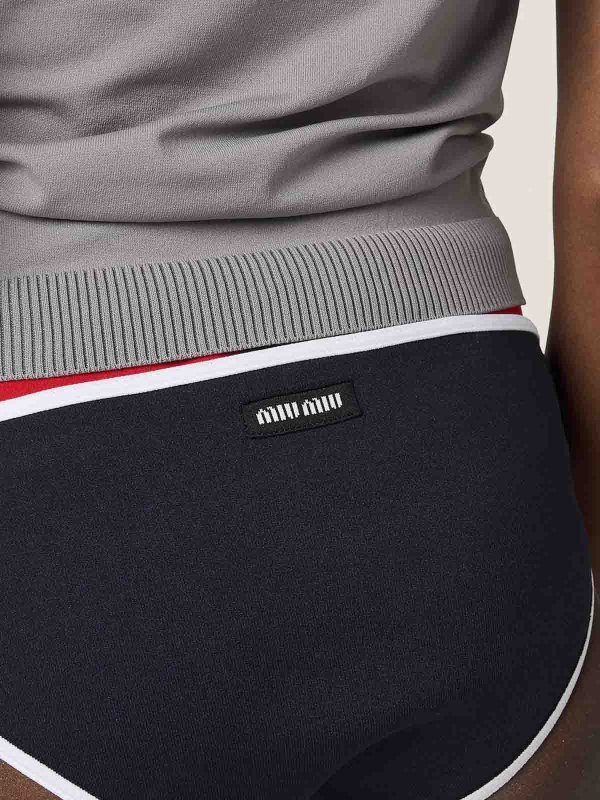 Technical Knit Swimsuit Bottom shop online: MIU MIU