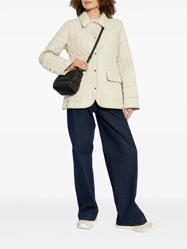 MONCLER: ダウン・ハイテクジャケット online - ダウンジャケット - ベージュ