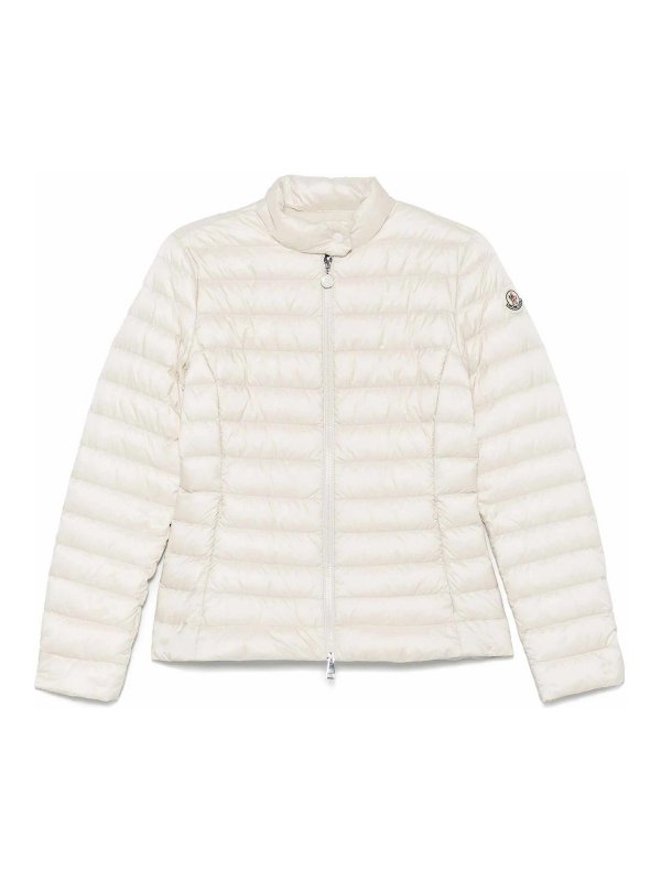 MONCLER: ダウン・ハイテクジャケット - ダウンジャケット - ライトベージュ
