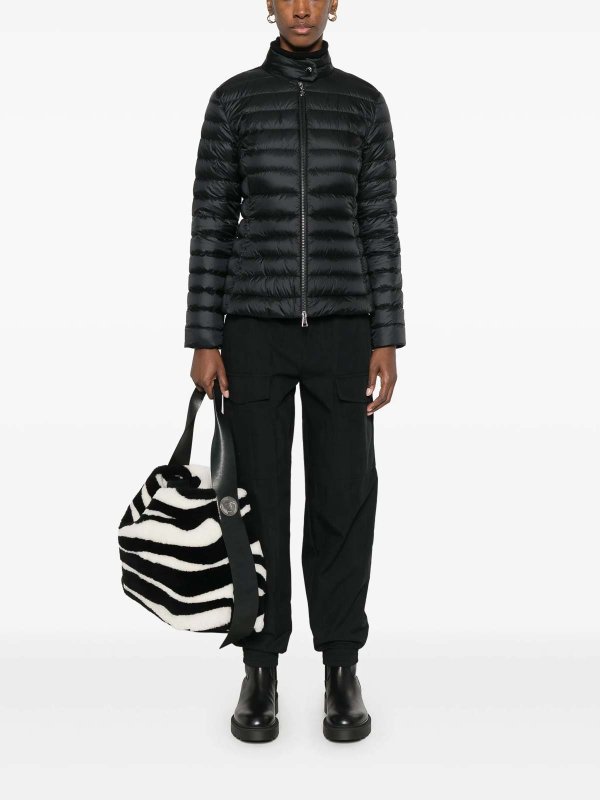 MONCLER: Vestes-rembourrees online - Blouson Rembourré - Noir