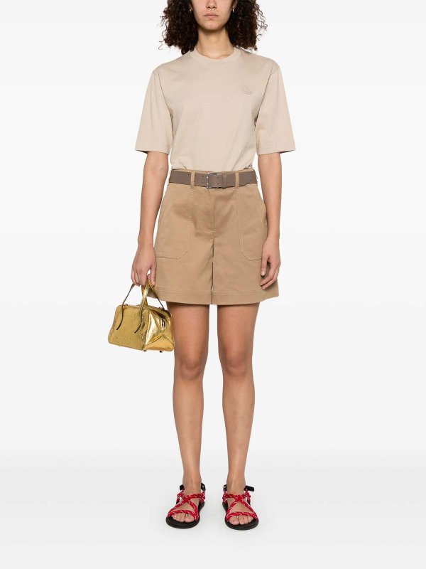 MONCLER: Trousers Shorts online - Cotton Gabardine Shorts