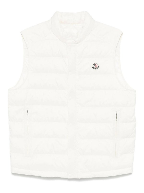 MONCLER: Chalecos  - Chaleco - Beis