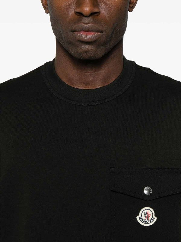 Logo-Patch T-Shirt shop online: MONCLER