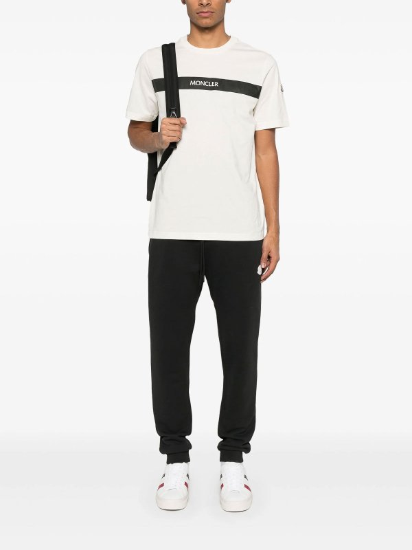 MONCLER: Camisetas online - Camiseta - Beis