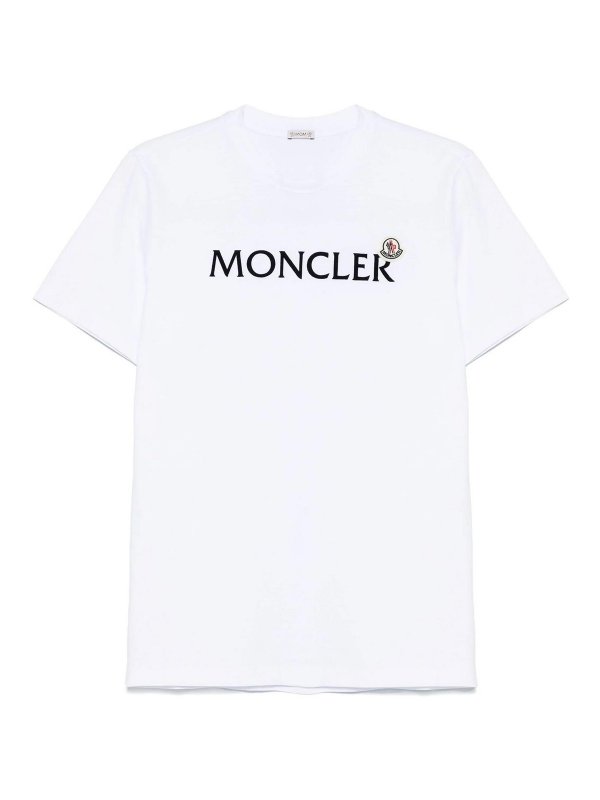 MONCLER: Camisetas - Camiseta - Blanco