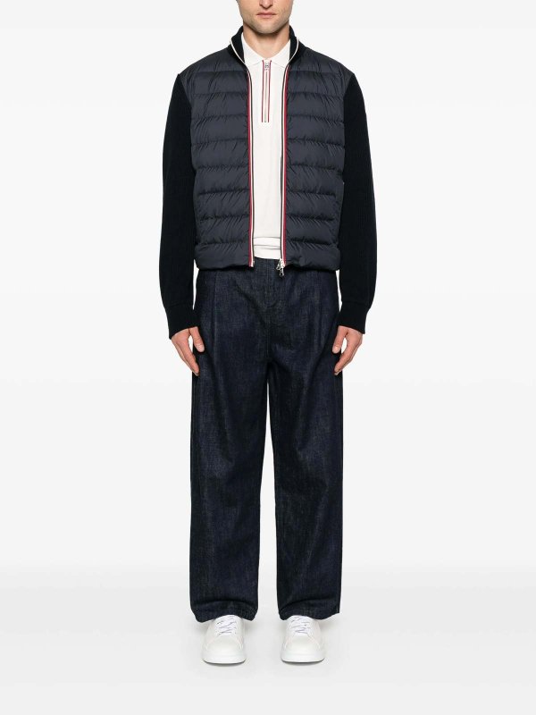 MONCLER: Kurze Daunenjacken online - Daunenjacke - Blau