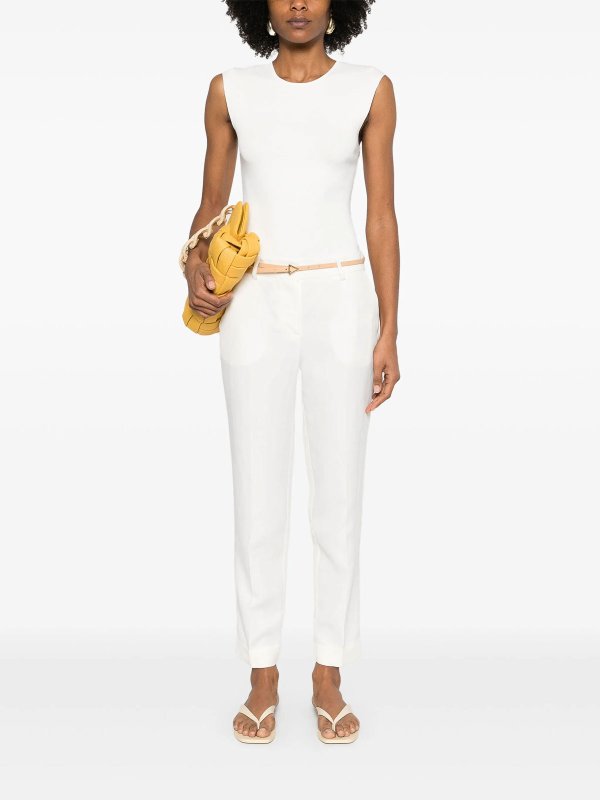 P.A.R.O.S.H.: Casual Hosen online - Casual Hose - Weiß