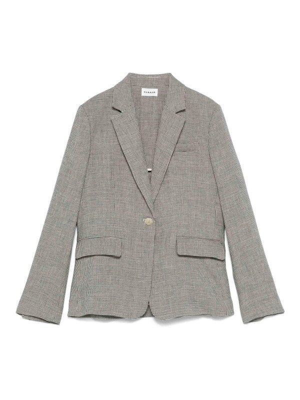 P.A.R.O.S.H.: blazers - Bambu Houndstooth-Pattern Blazer