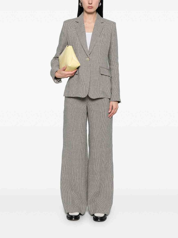 P.A.R.O.S.H.: blazers online - Bambu Houndstooth-Pattern Blazer