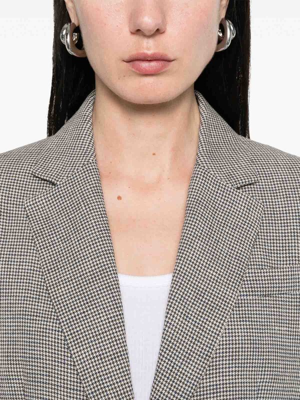 P.A.R.O.S.H. buy online Bambu Houndstooth-Pattern Blazer