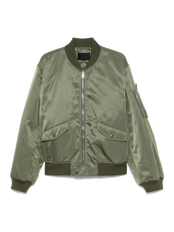 PRADA: bombers - Triangle-Logo Bomber Jacket