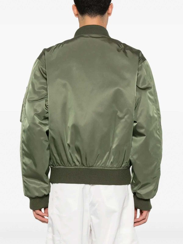Triangle-Logo Bomber Jacket shop online: PRADA