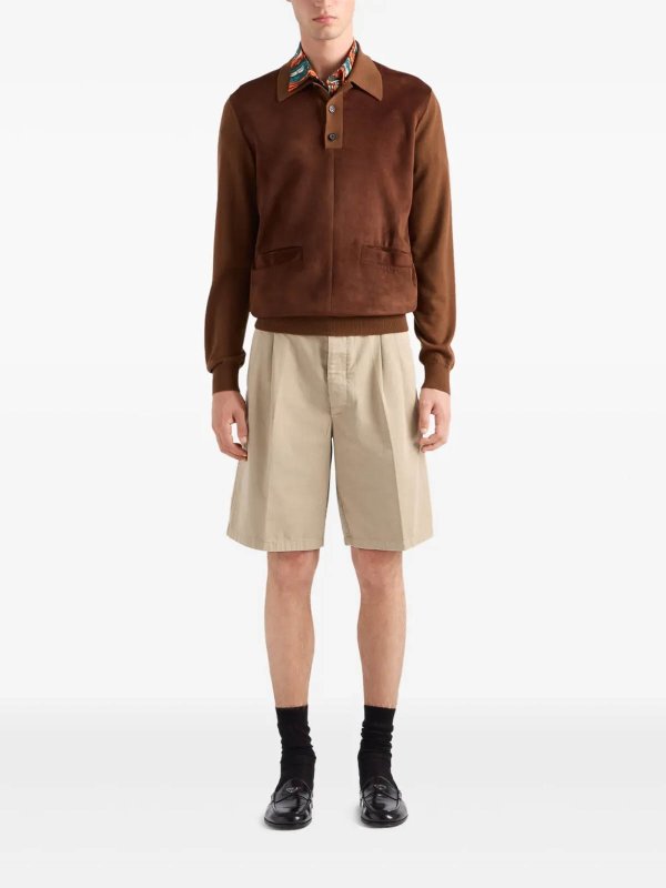 PRADA: Trousers Shorts online - Cotton Bermuda Shorts