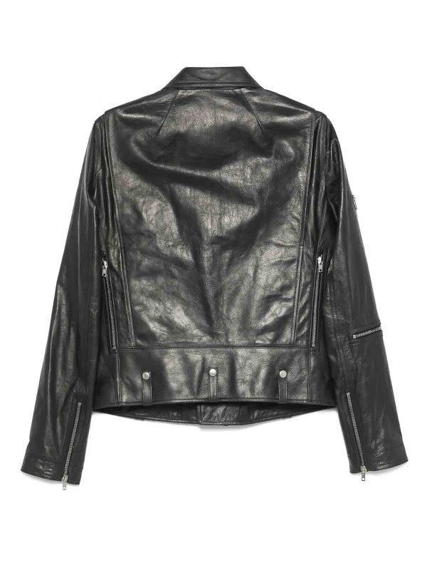 RICK OWENS: レザージャケット online - レザージャケット - 黒